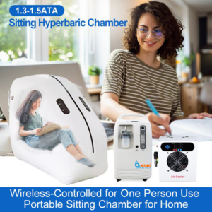 Thuiszorg1.5ATA Draagbare persoon Zachte zittende hyperbare kamer